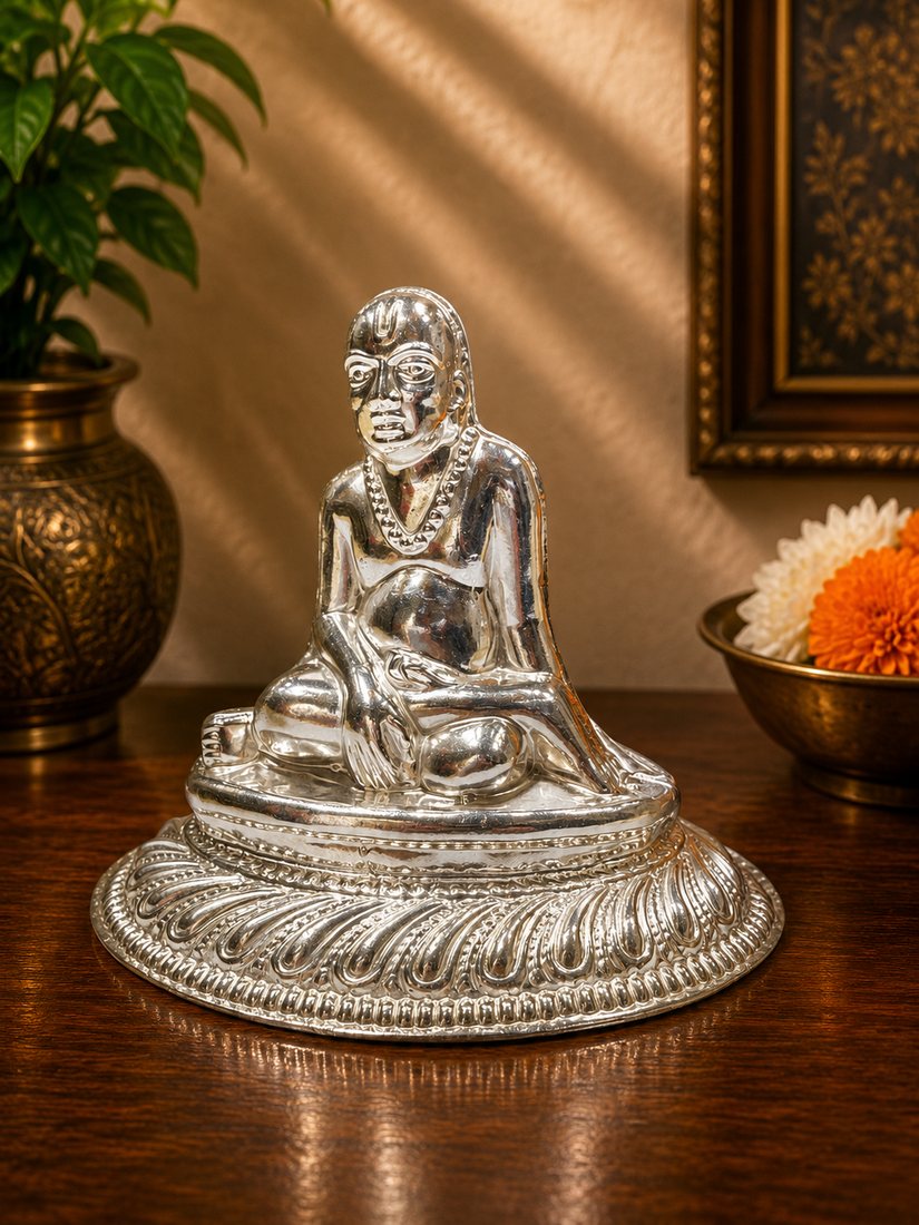 Silver Swami Samarth Murti