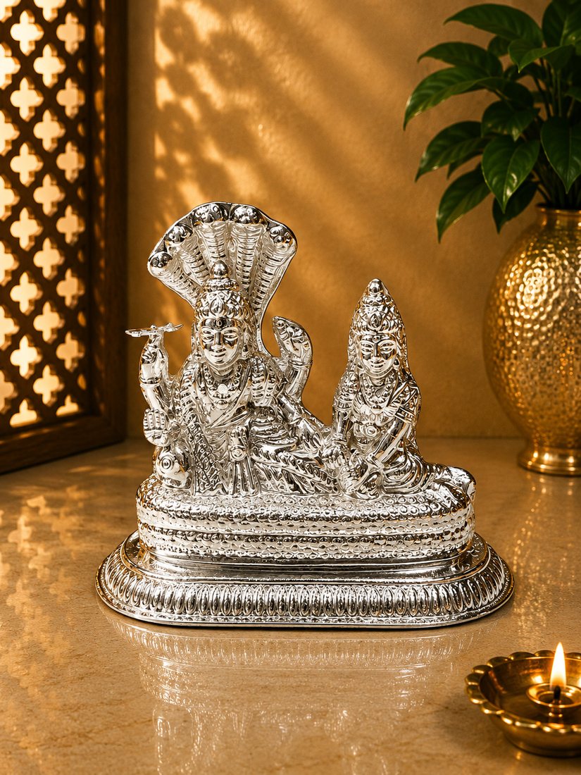 Silver Sheshnarayan Murti