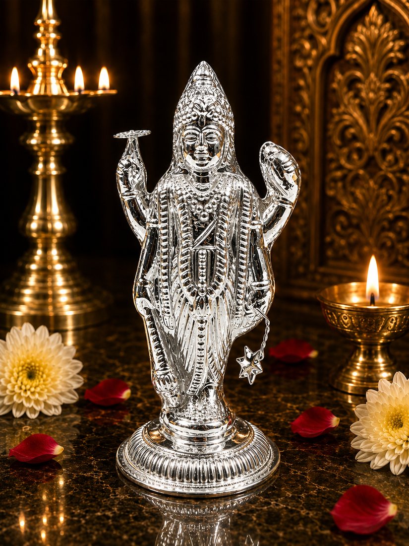 Silver Vishnu Murti