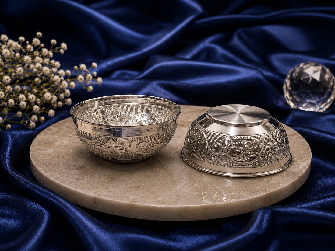 Silver Bowl Nakshi