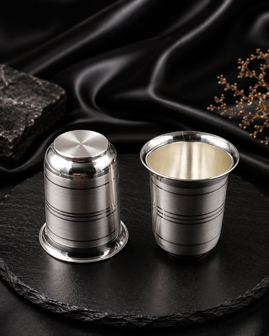 Silver Glass Milk