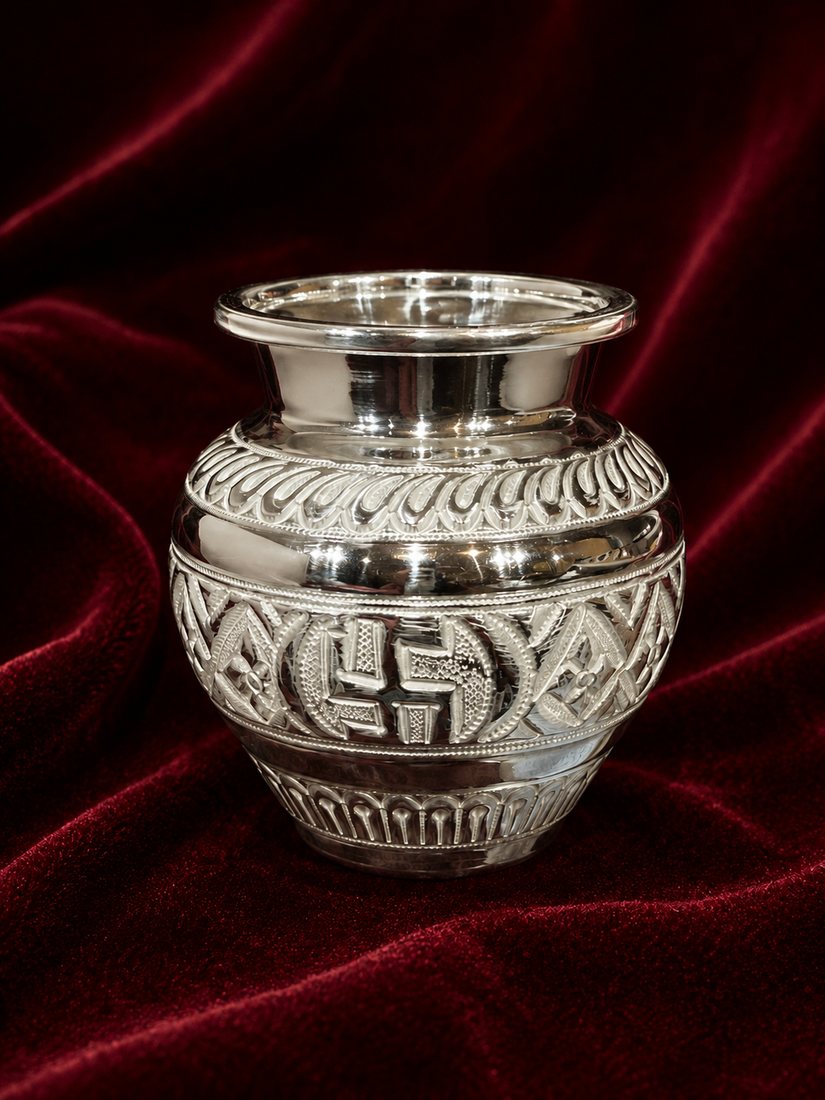 Silver Lota Narushankar (Nakshi)