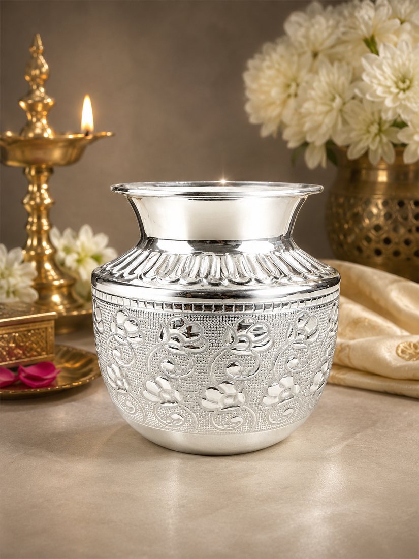 Silver Lota Banglore (Nakshi)
