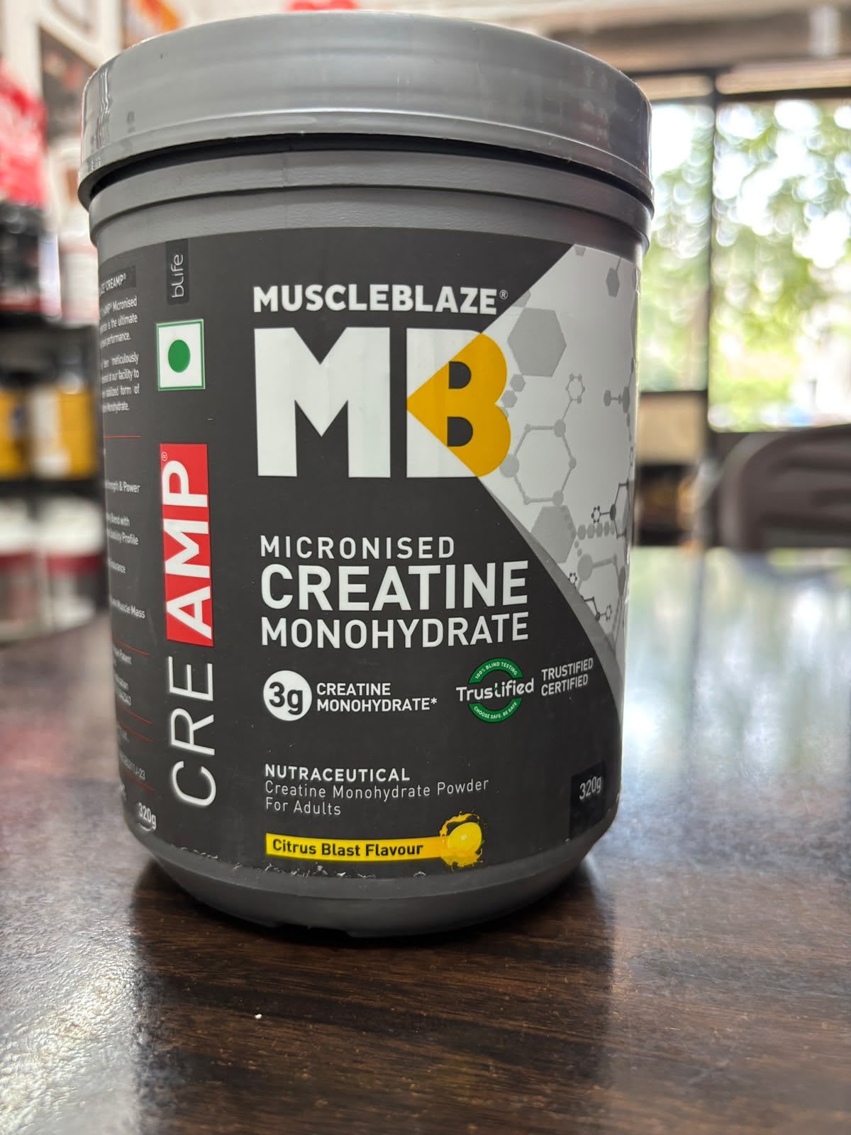 MuscleBlaze CreAMP Micronised Creatine Monohydrate
