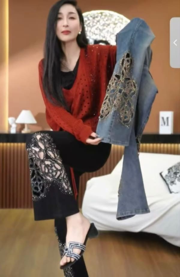 Wide Leg Jeans — Design 01