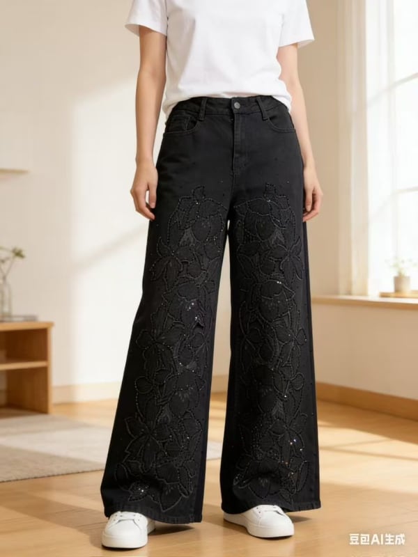 Wide Leg Jeans — Design 04