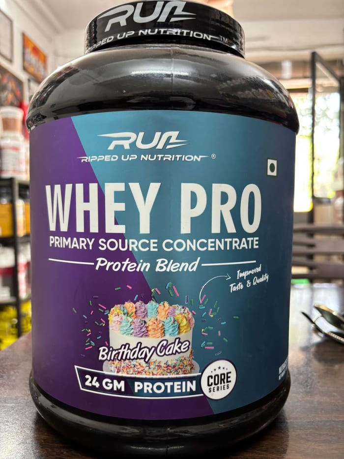 RUN Whey Pro — Birthday Cake
