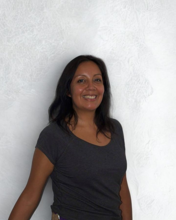 Nina Lourié, masoterapéuta franco-mexicana en su consultorio de Col. del Valle, CDMX