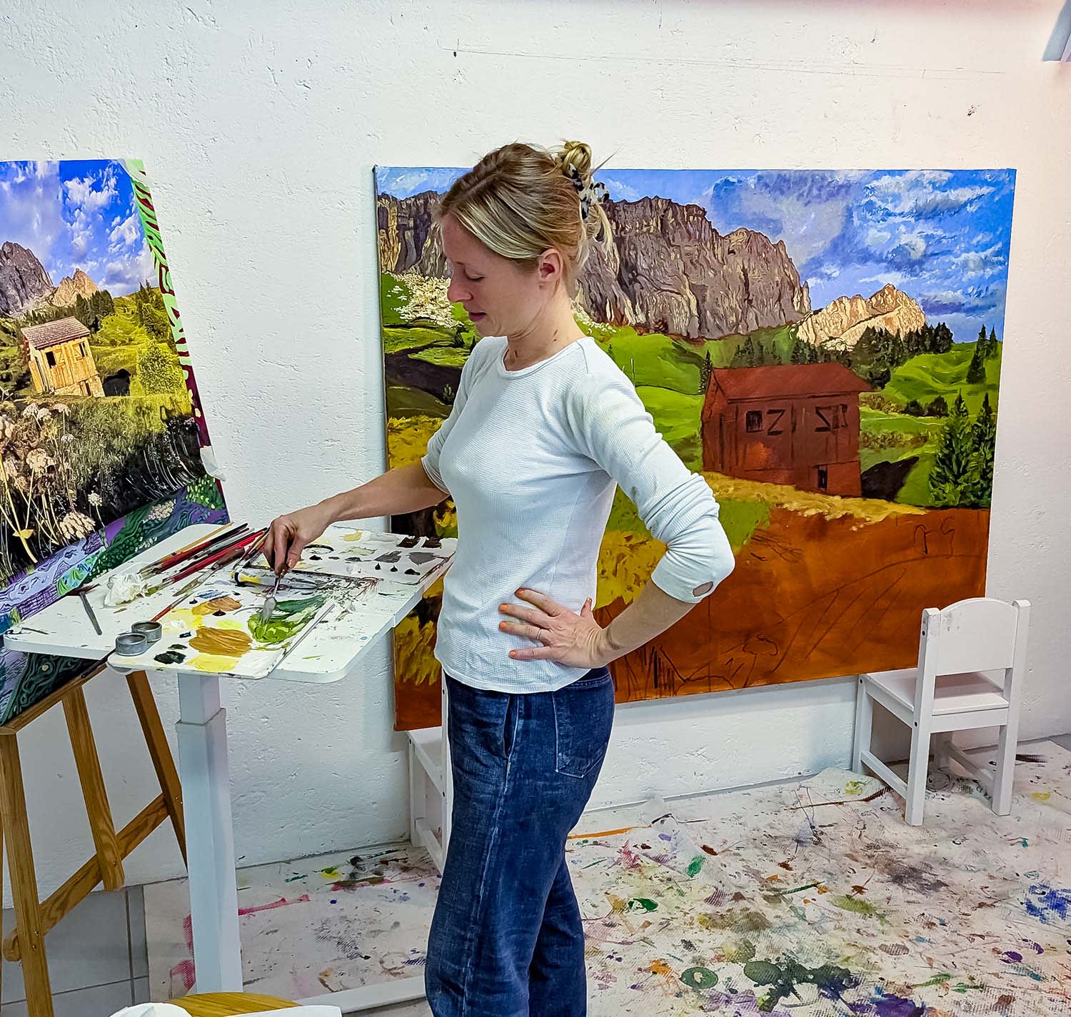 Oil Landscape Process