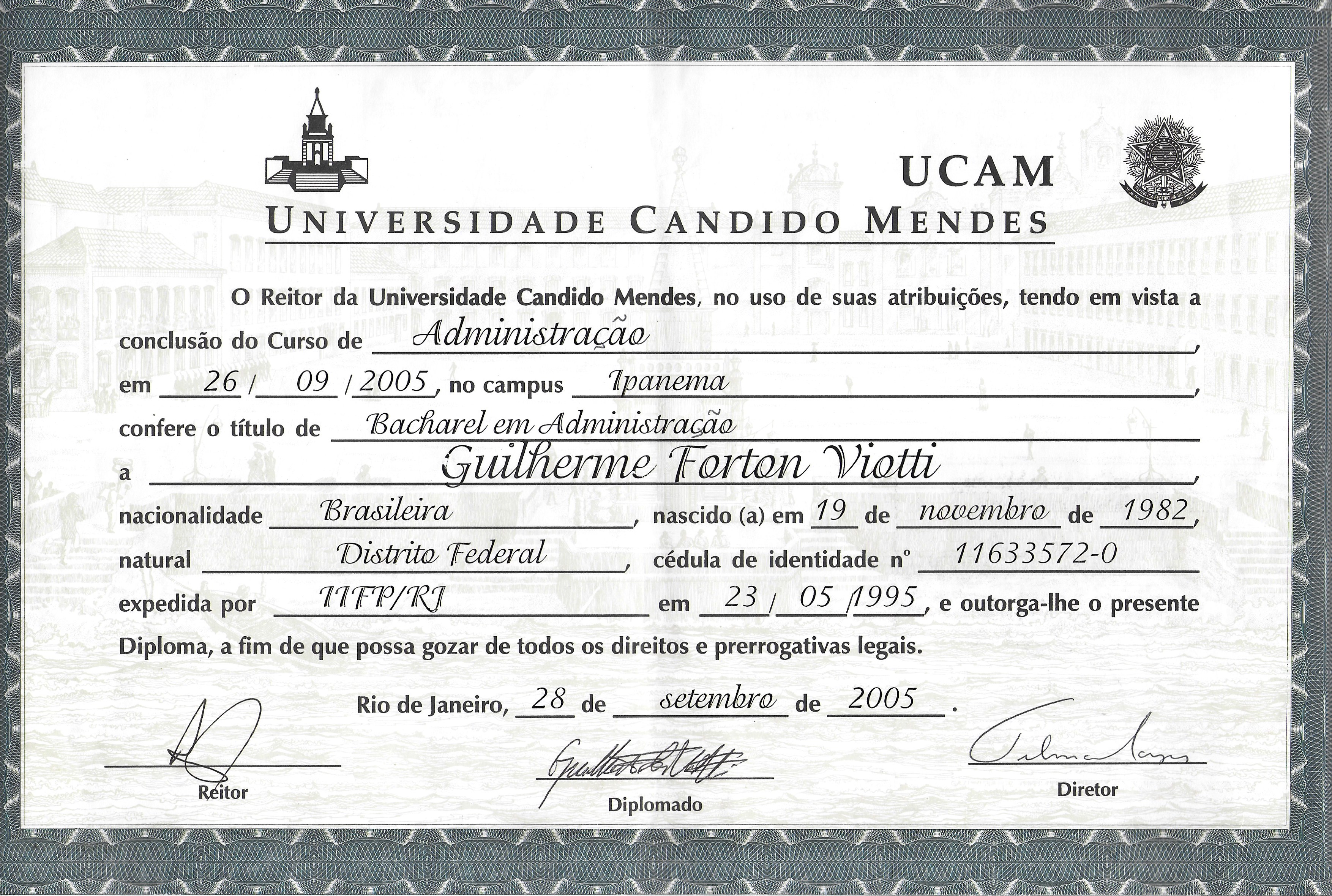 image of award 'Business Administration Diploma'