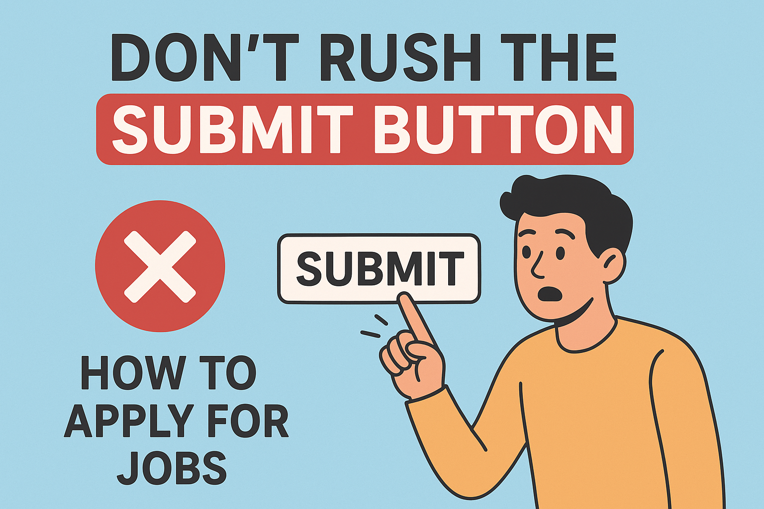 🚫 Don’t Rush the Submit Button: A Job Application Guide You *Won’t* Snooze Through