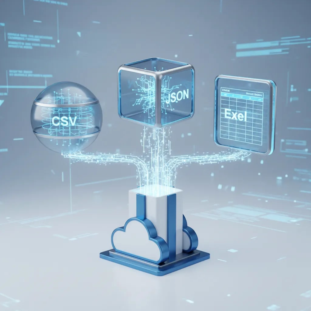 choosing the right data output formats and storage solutions