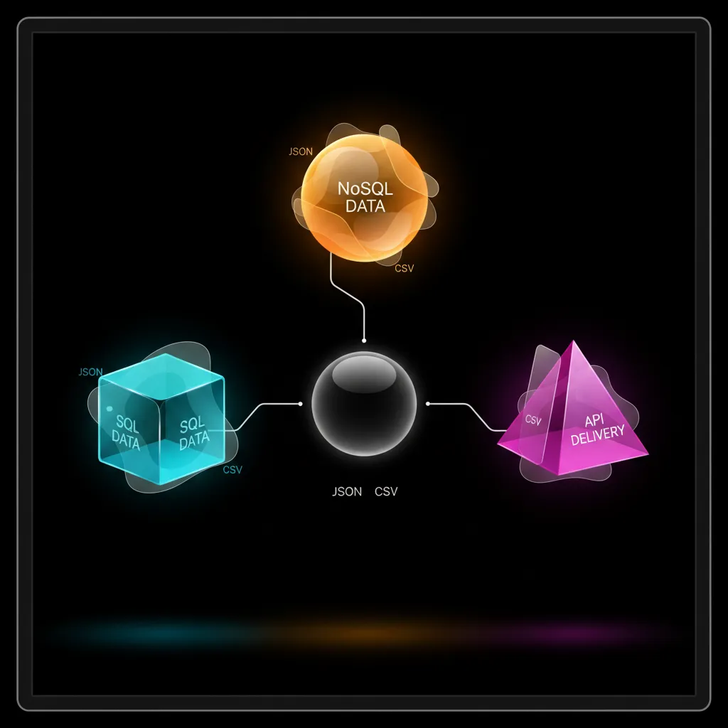 delivering data to clients formats and storage solutions