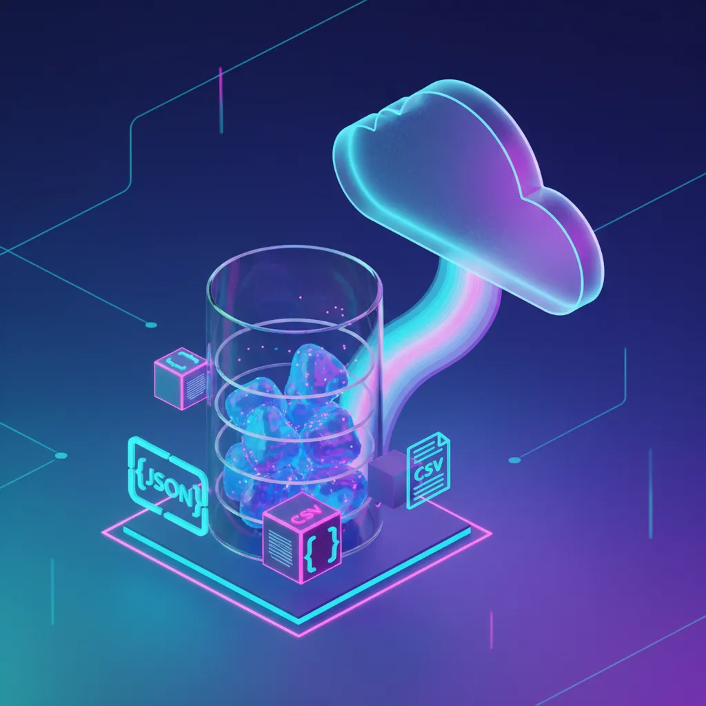 delivering data to clients formats and storage solutions