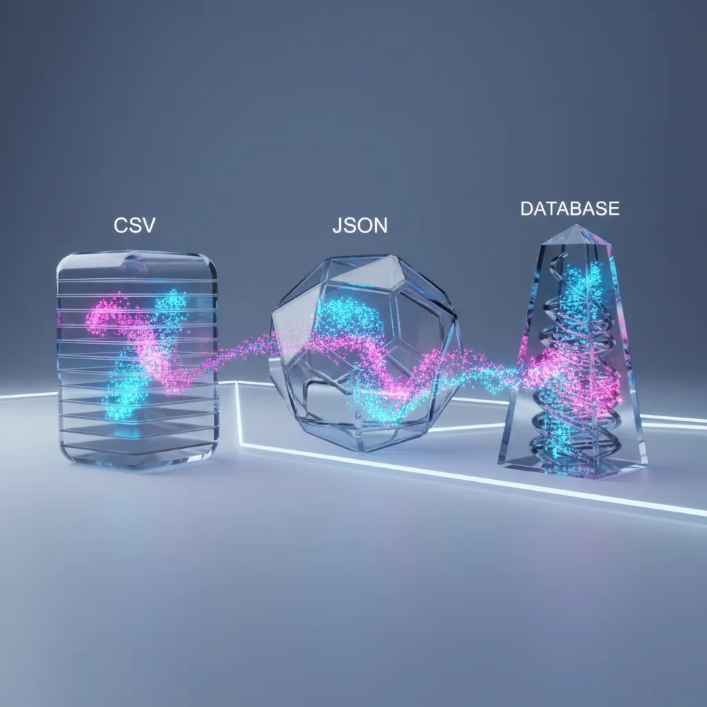 data delivery formats and storage solutions