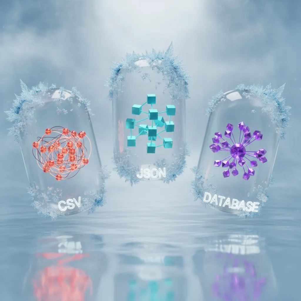 data delivery formats and storage solutions for your needs