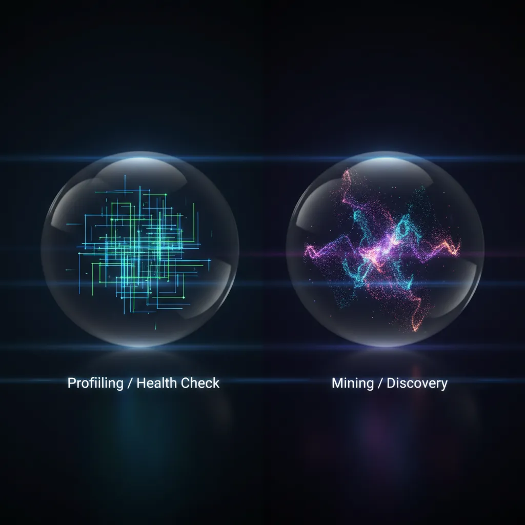 understanding the core differences data profiling vs data mining