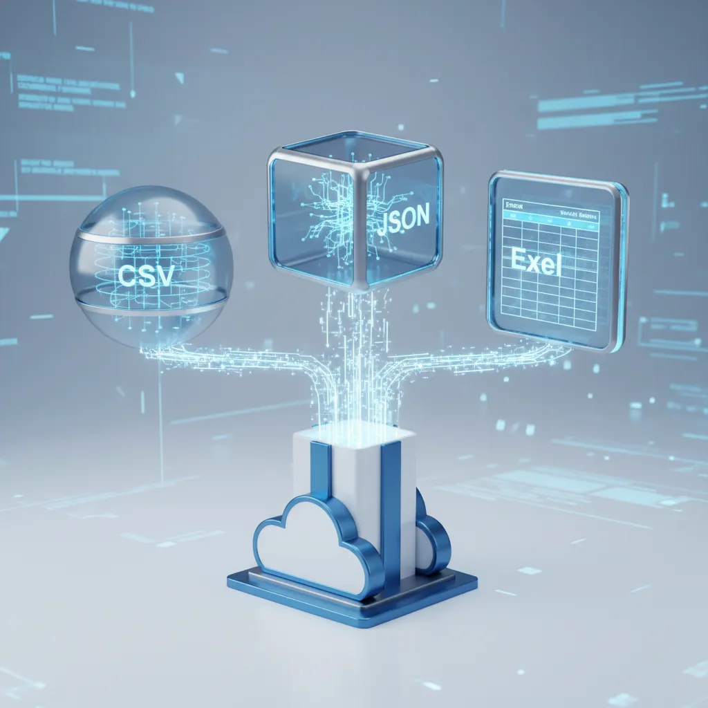 choosing the right data output formats and storage solutions