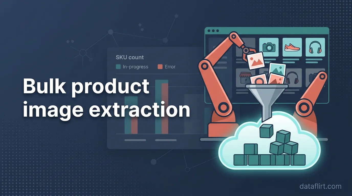 Which service providers are best for bulk product image extraction and cloud storage?