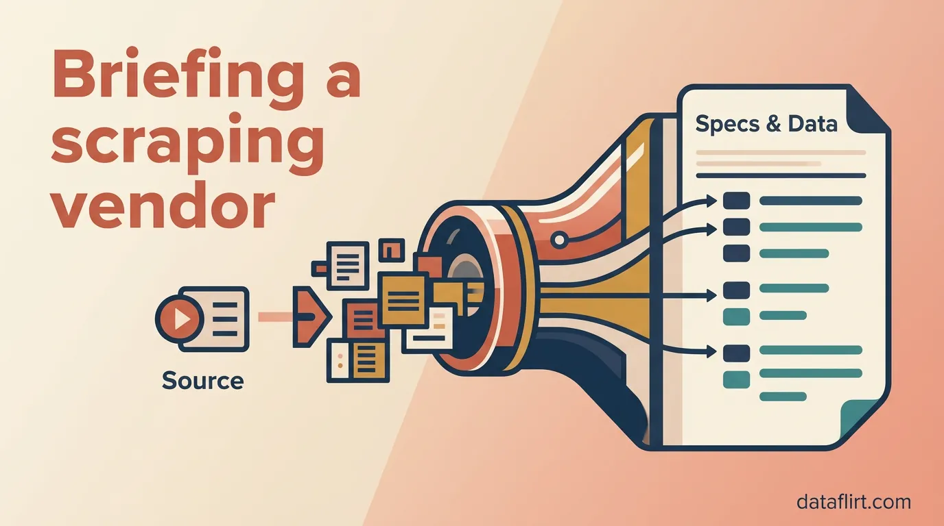 How to brief a scraping vendor — a one-page spec that gets accurate quotes