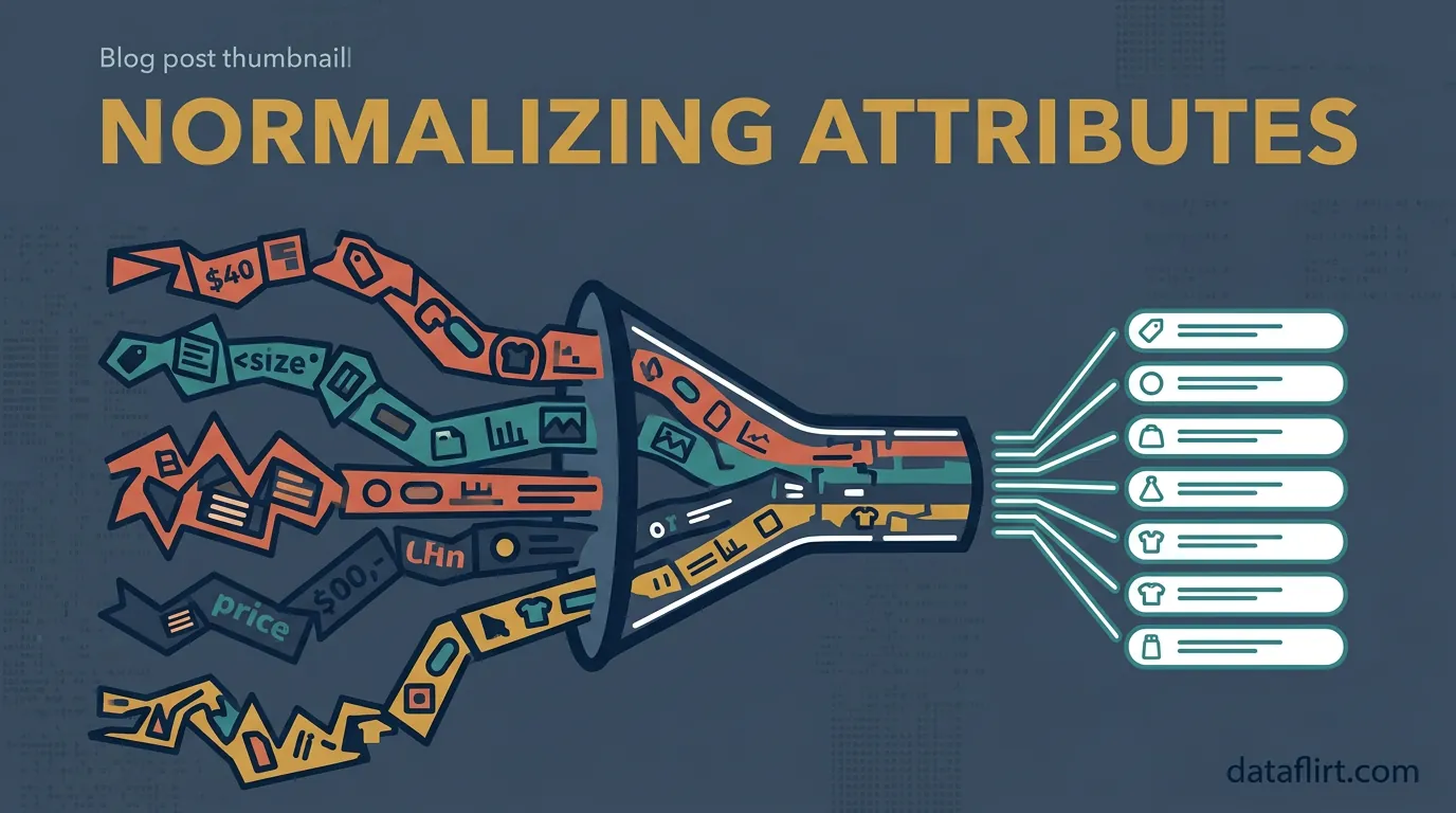 Normalizing scraped product attributes across retailers