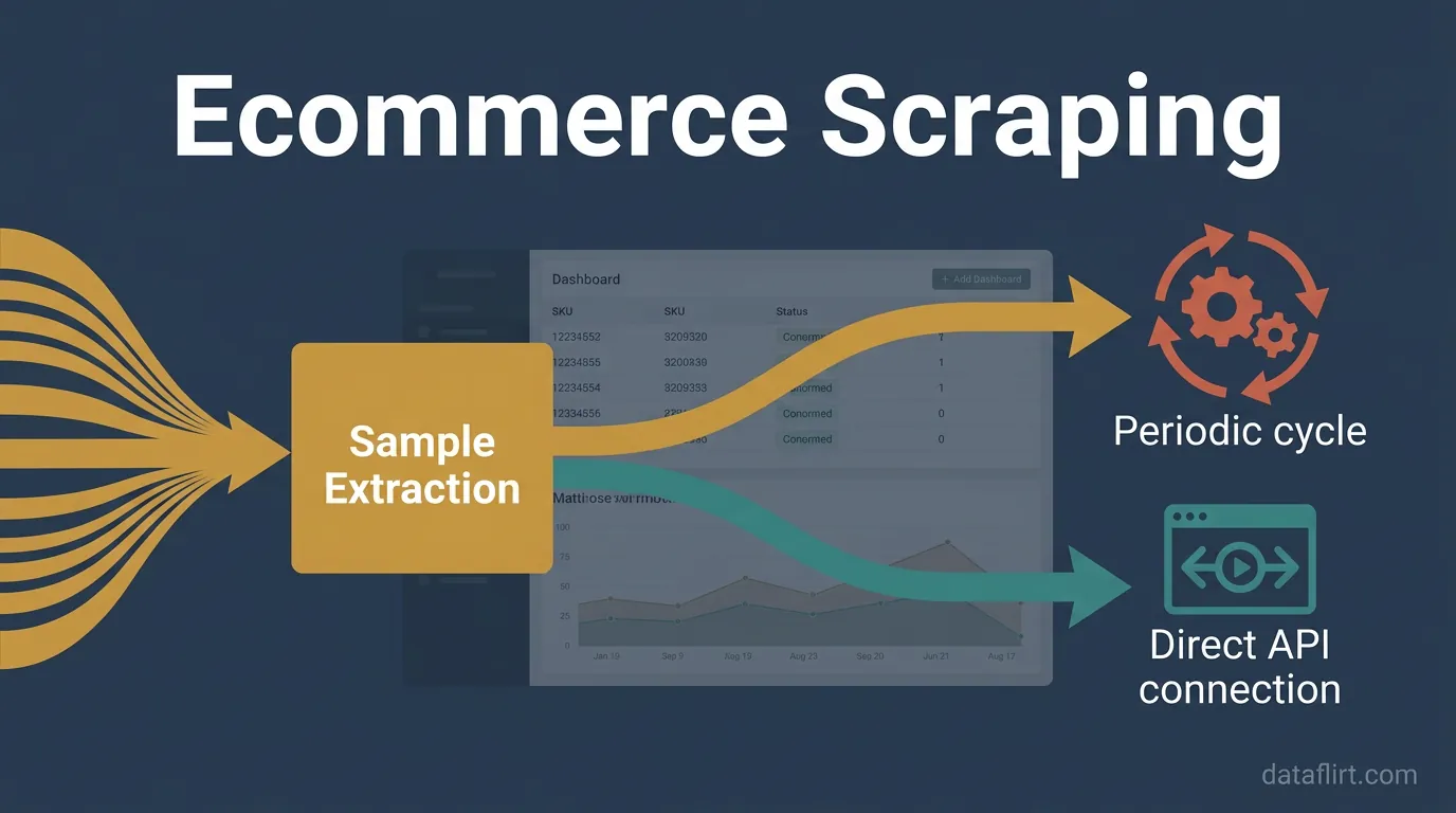 One-time vs periodic vs API — what best suits your ecommerce scraping needs?