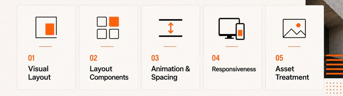 Section-by-section image generation example