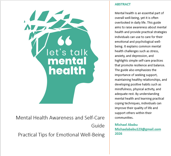 Mental Health Awareness and Self-Care Guide