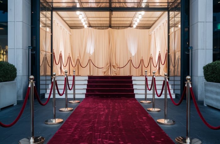 Alfombra roja Velour para gala