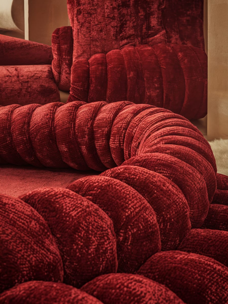 Rollo de moqueta roja para alfombra de evento
