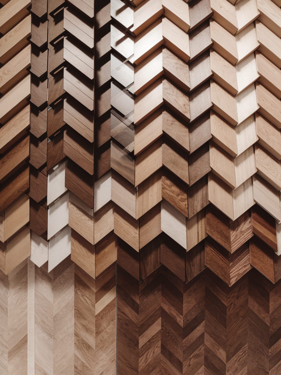 Tablas de parquet de madera natural en distintas especies