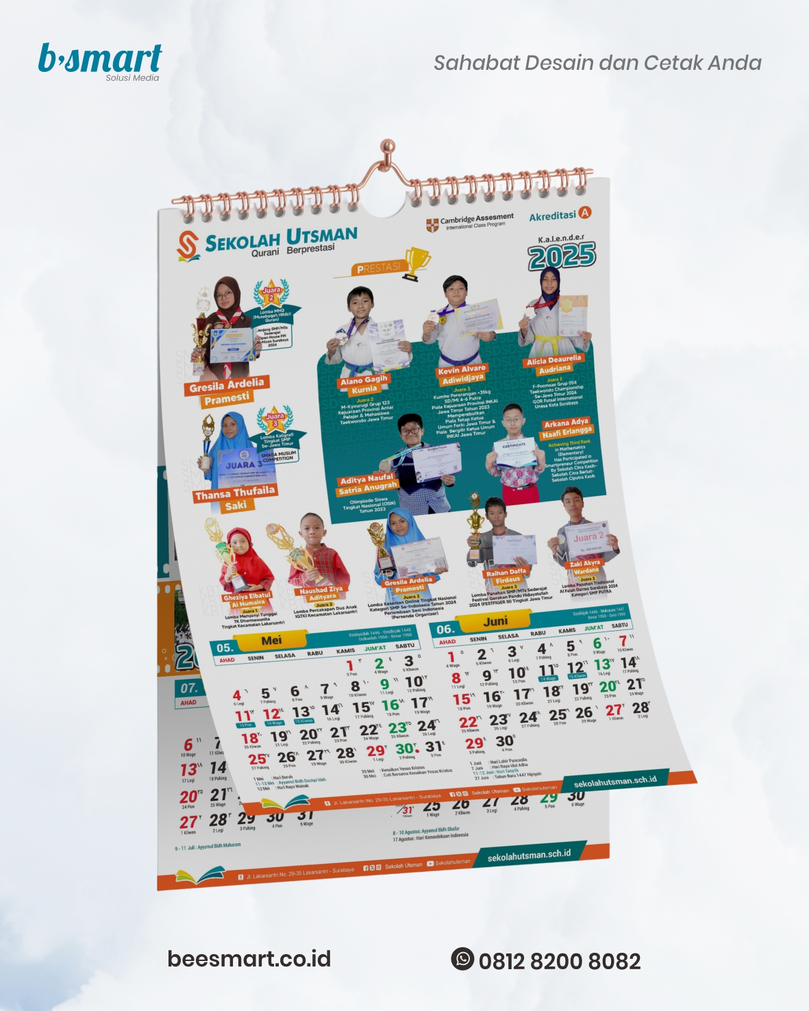 Jual Cetak Kalender Murah Surabaya Harga Terbaik