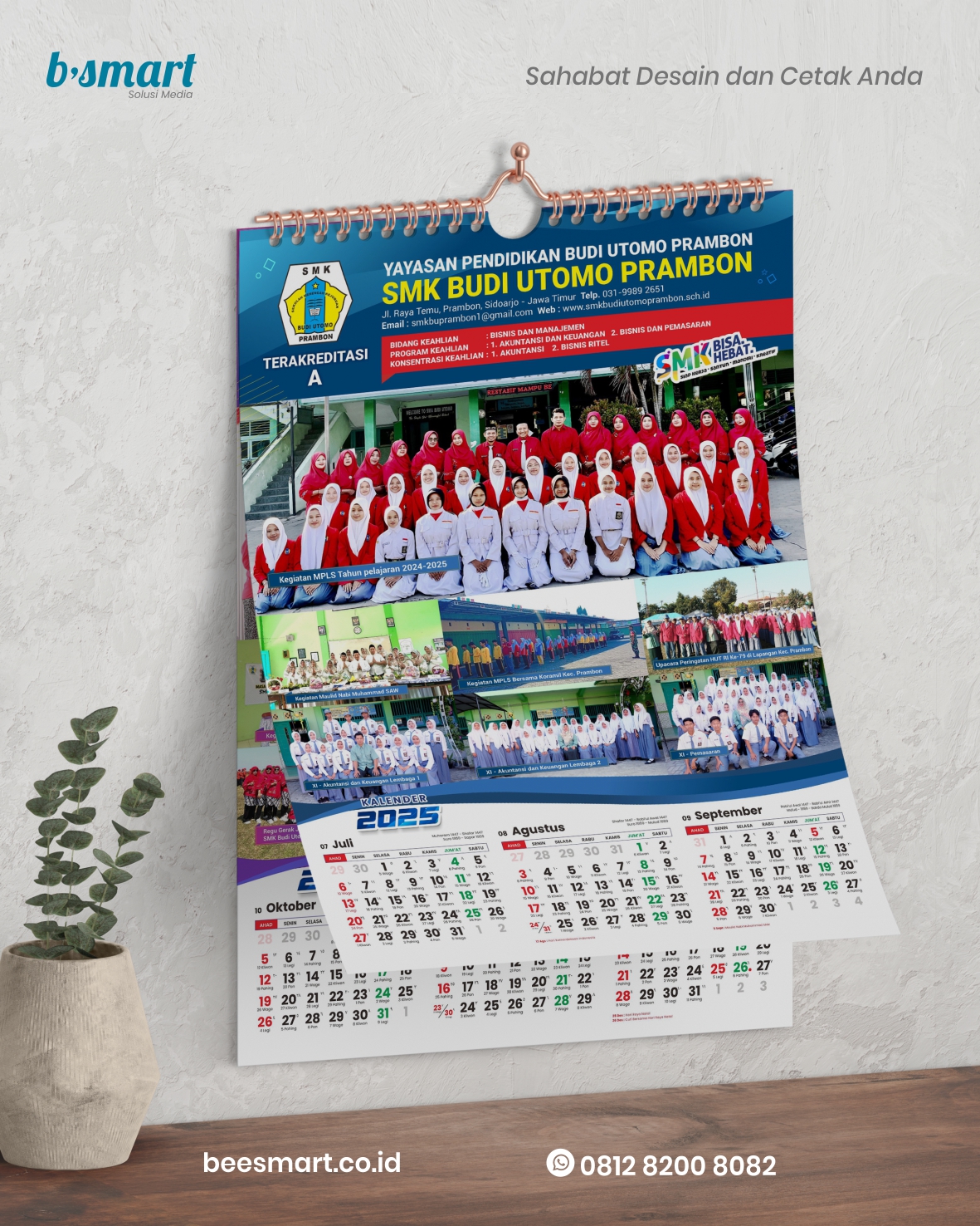 Promo Cetak Kalender 2026 untuk Sekolah, Pondok Pesantren dan Instansi Anda