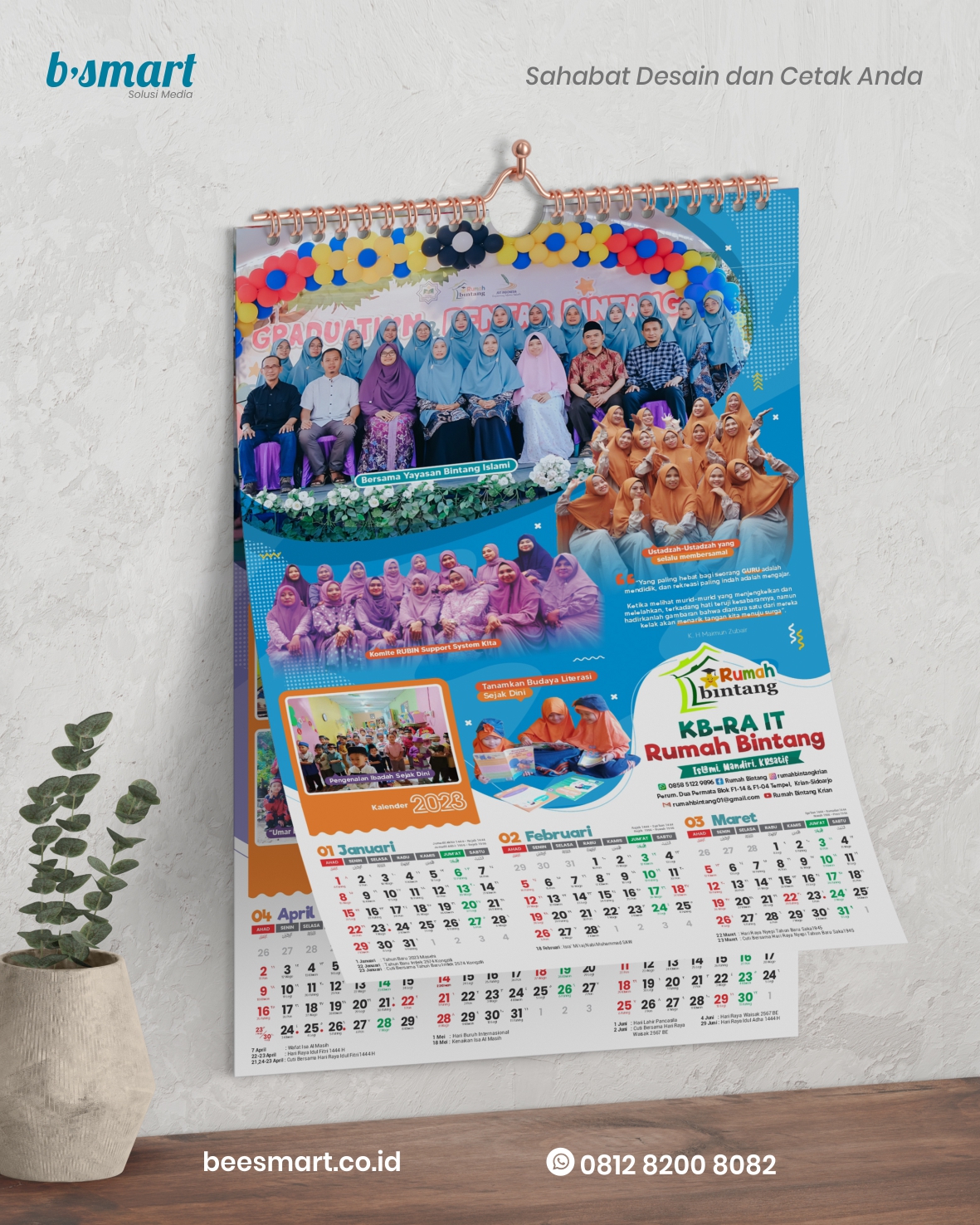 Kalender Dinding untuk Membangun Loyalty Pelanggan Tetap Perusahaan