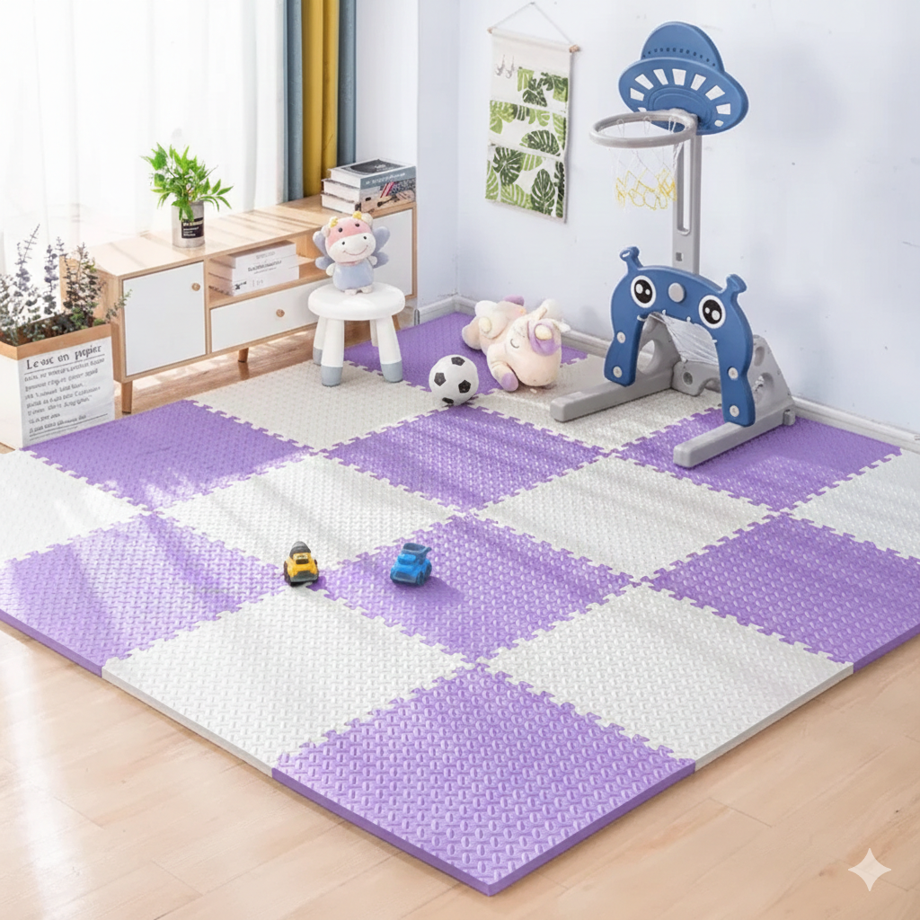 Jual Matras Eva Mat 30x30cm 10mm Alas Puzzle Bermain Anak