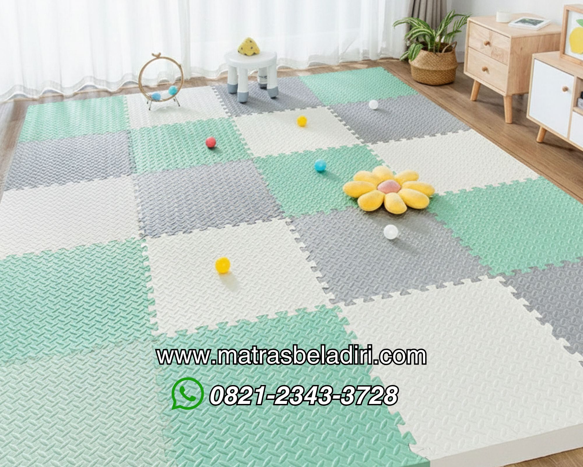 Jual Matras Evamat Untuk Anak 60cmx60cm Aman dan Nyaman Surabaya