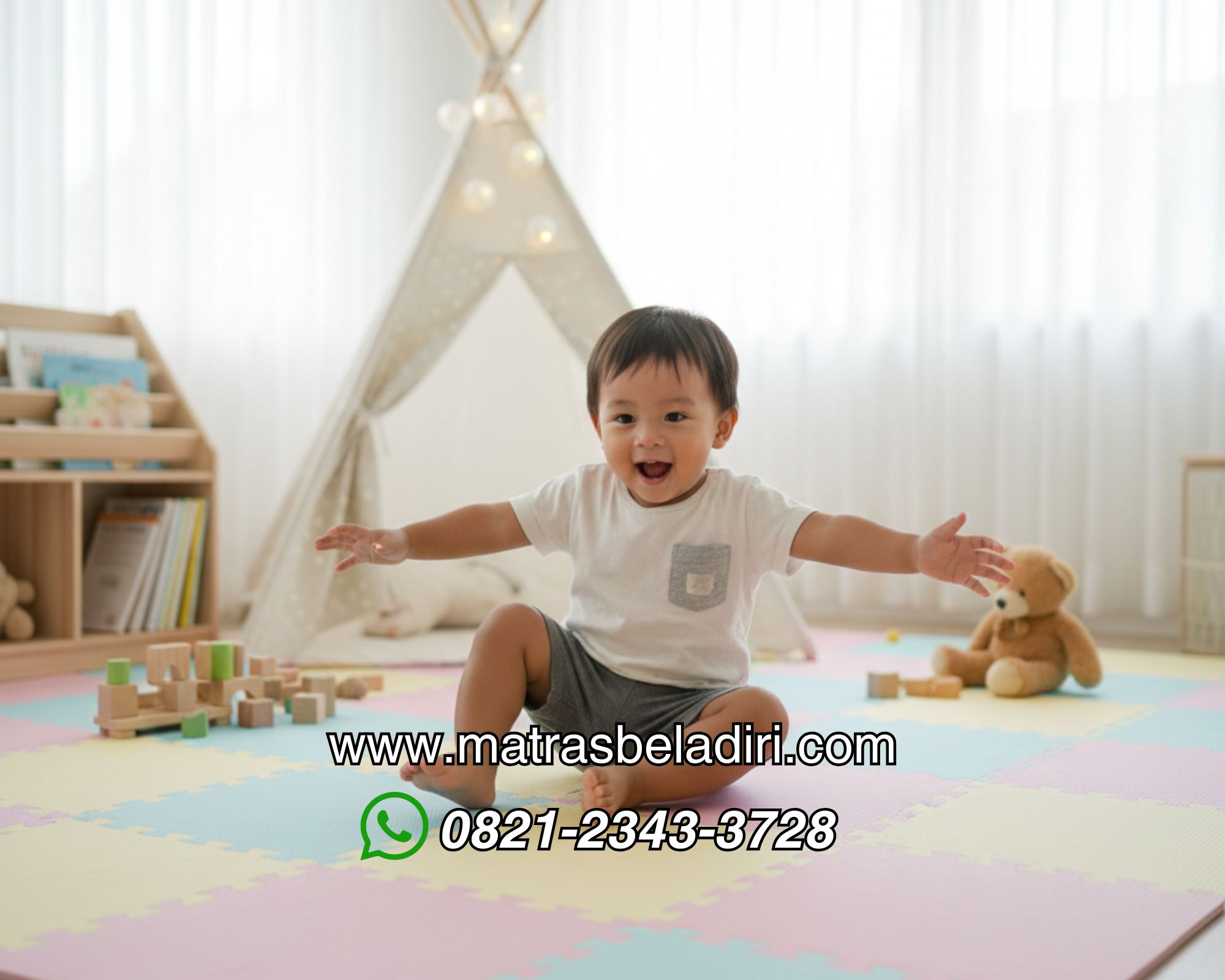 JUAL MATRAS / EVAMAT / KARPET PUZZLE OLEH MJ MATRAS