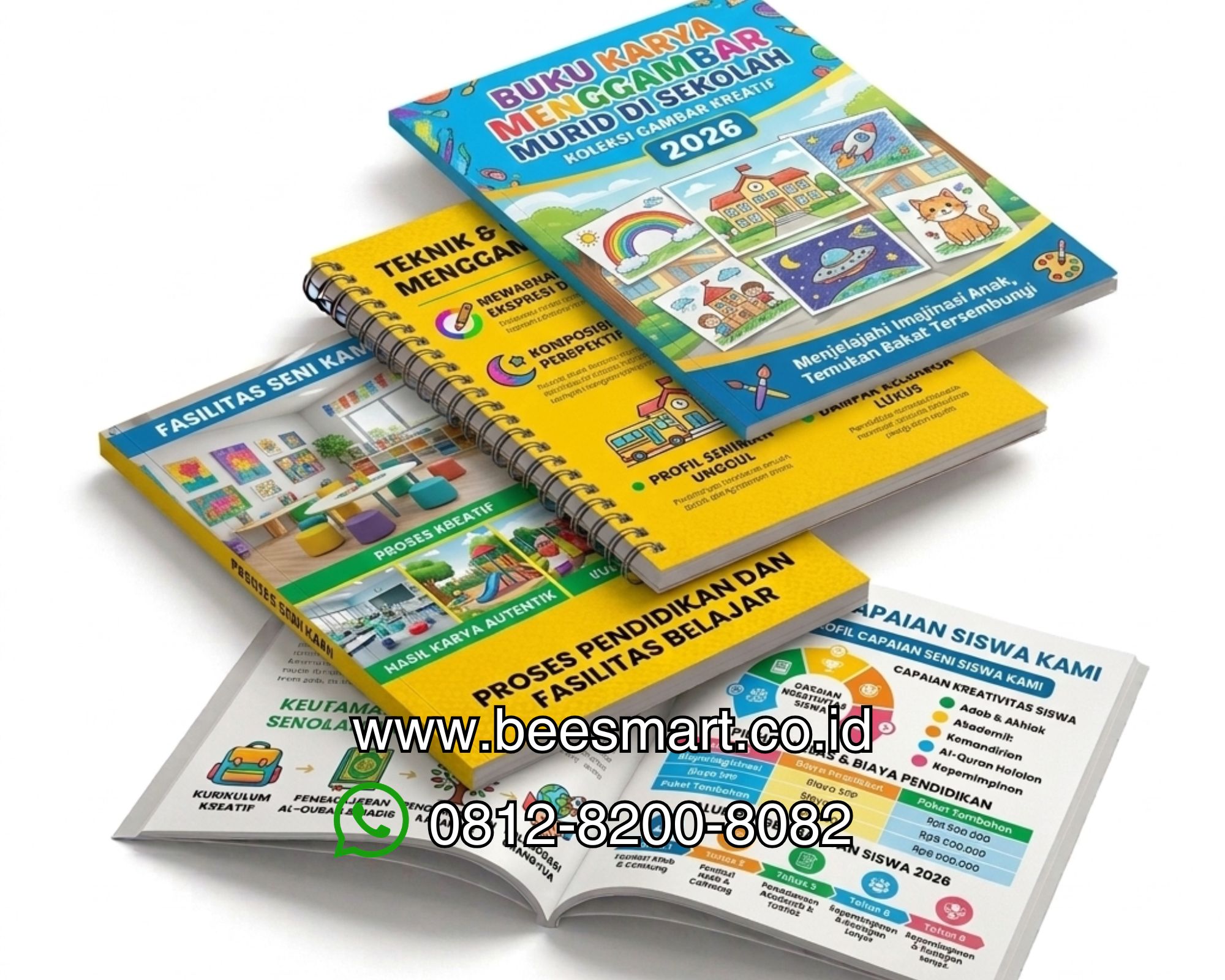 Jasa Cetak Buku Kenangan & Yearbook Sekolah Custom di Surabaya