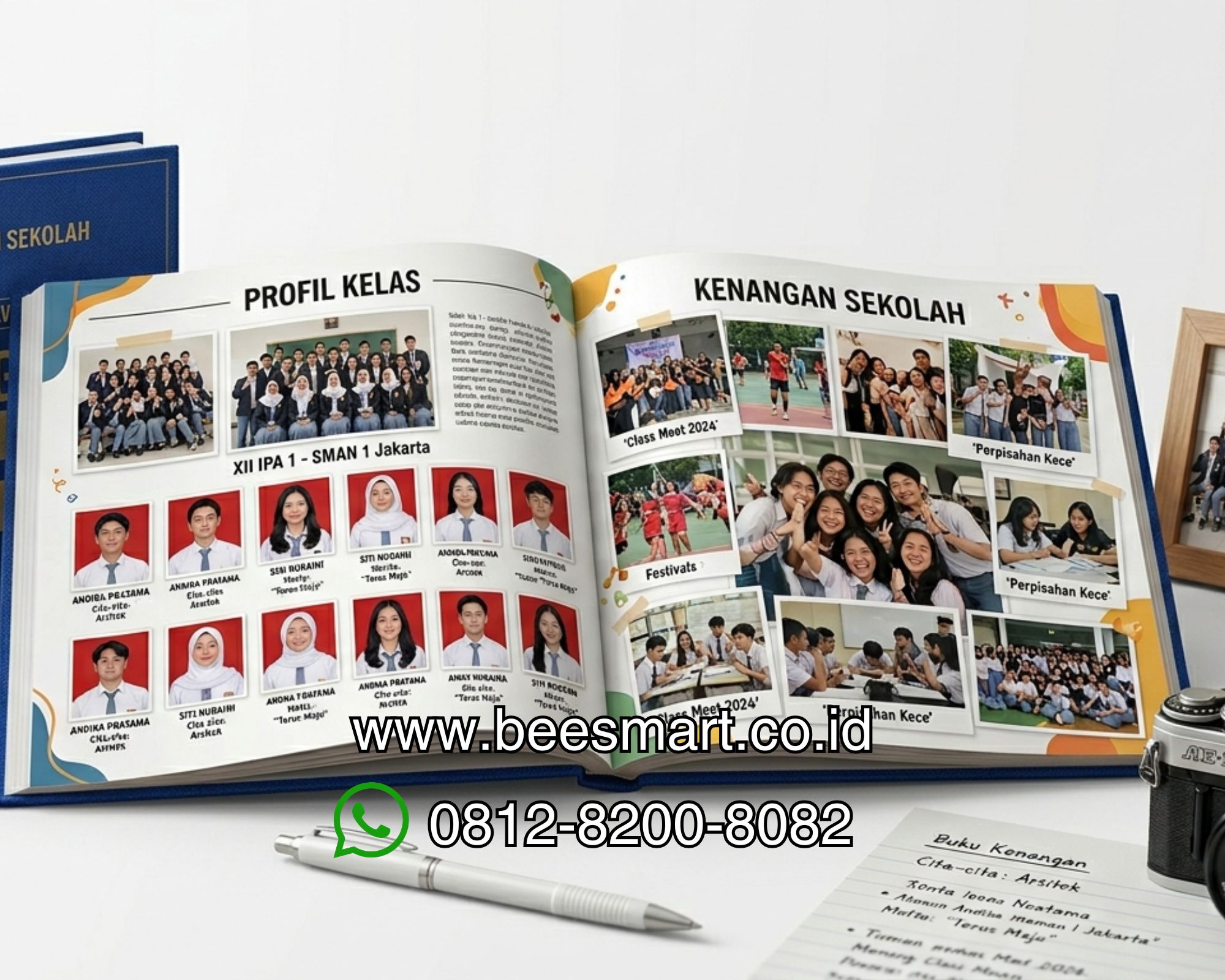 Cetak Buku Tahunan Sekolah - Cetak Buku Hard Cover