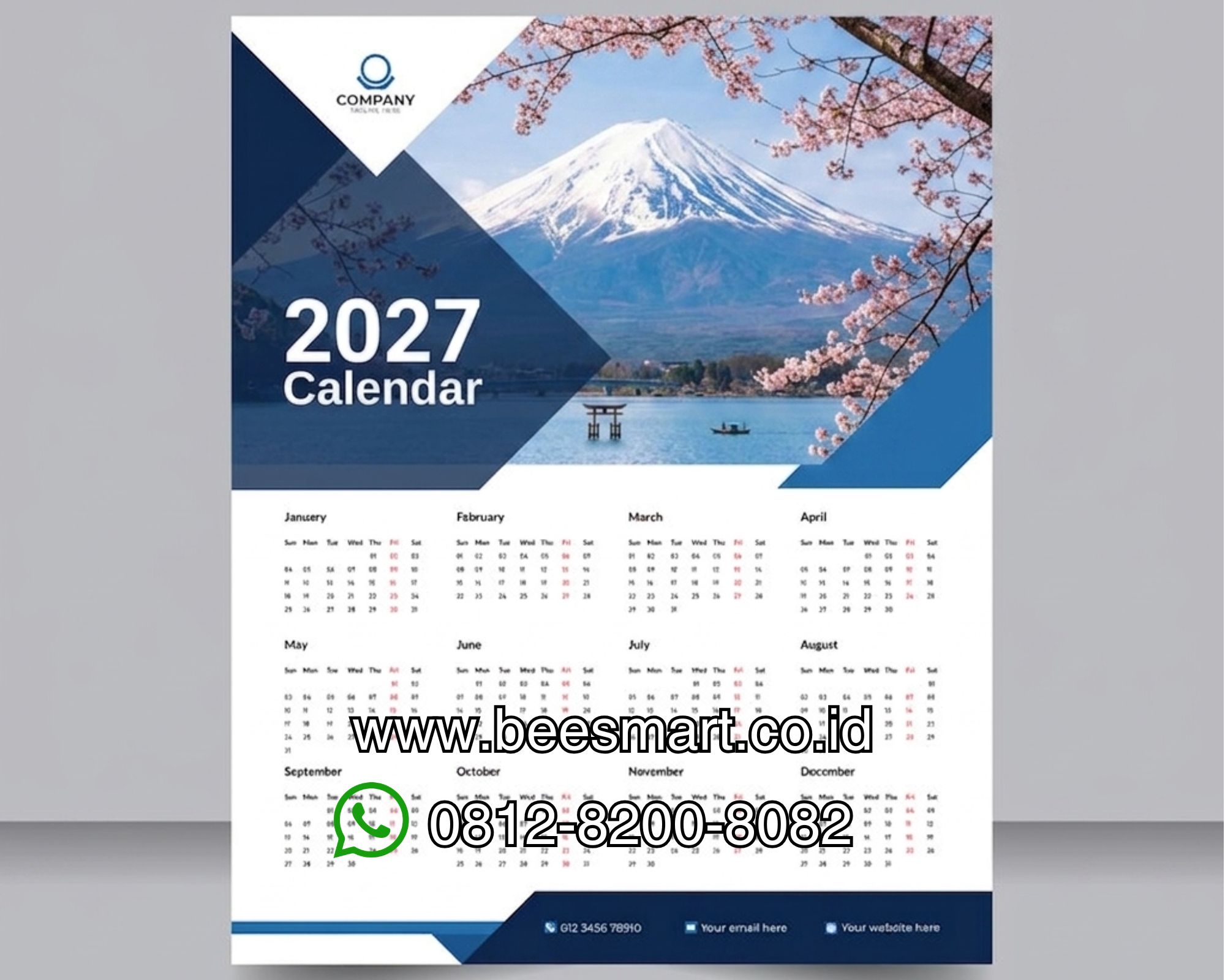 Jual Cetak Kalender Dinding Custom Surabaya