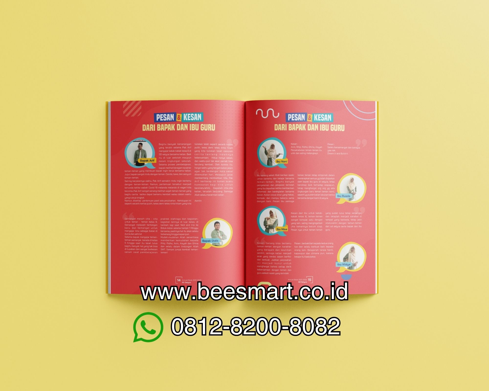 Percetakan Buku Kenangan Sekolah Surabaya - WA 081282098082