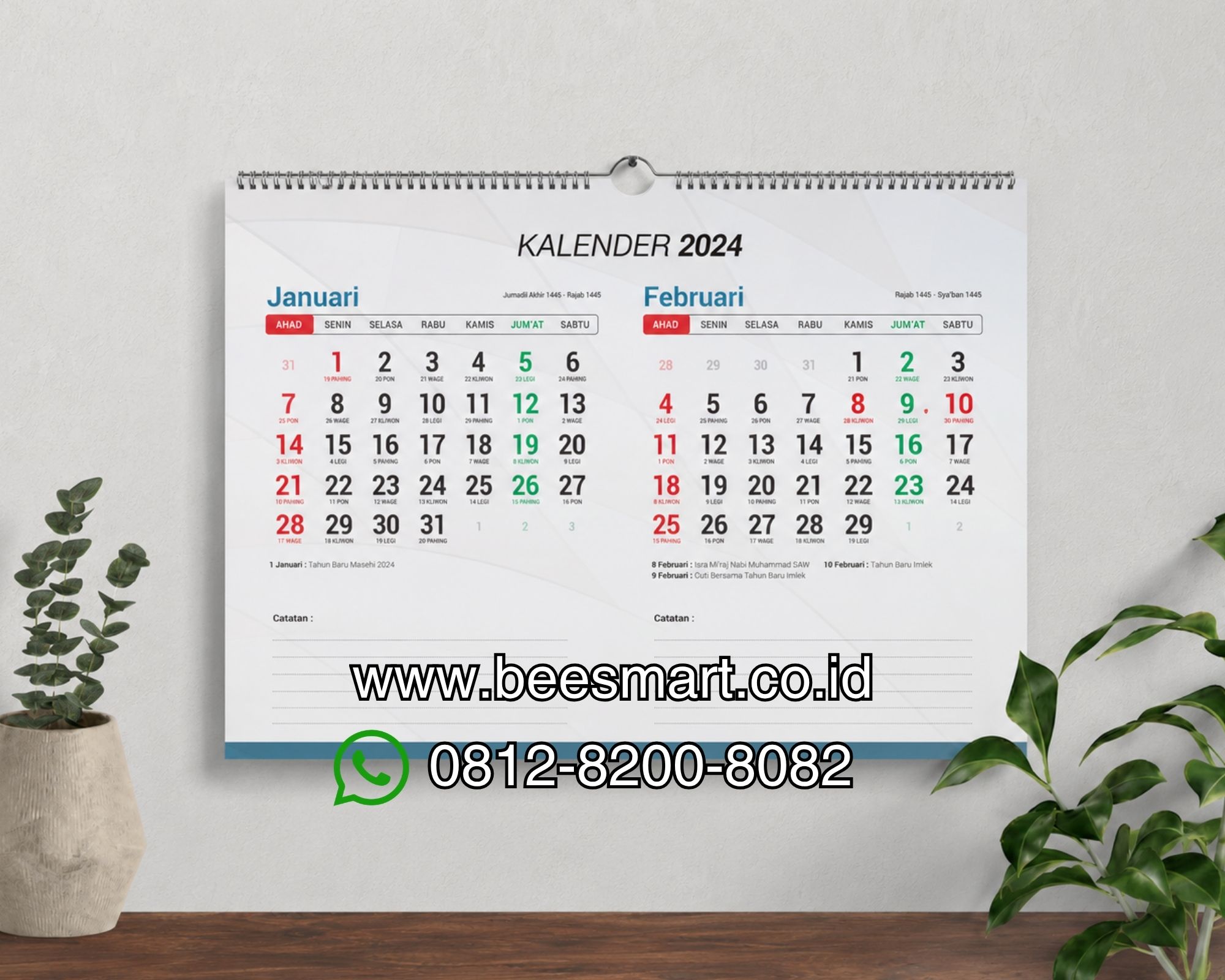Cetak Kalender 2027 Solusi Branding Terjangkau