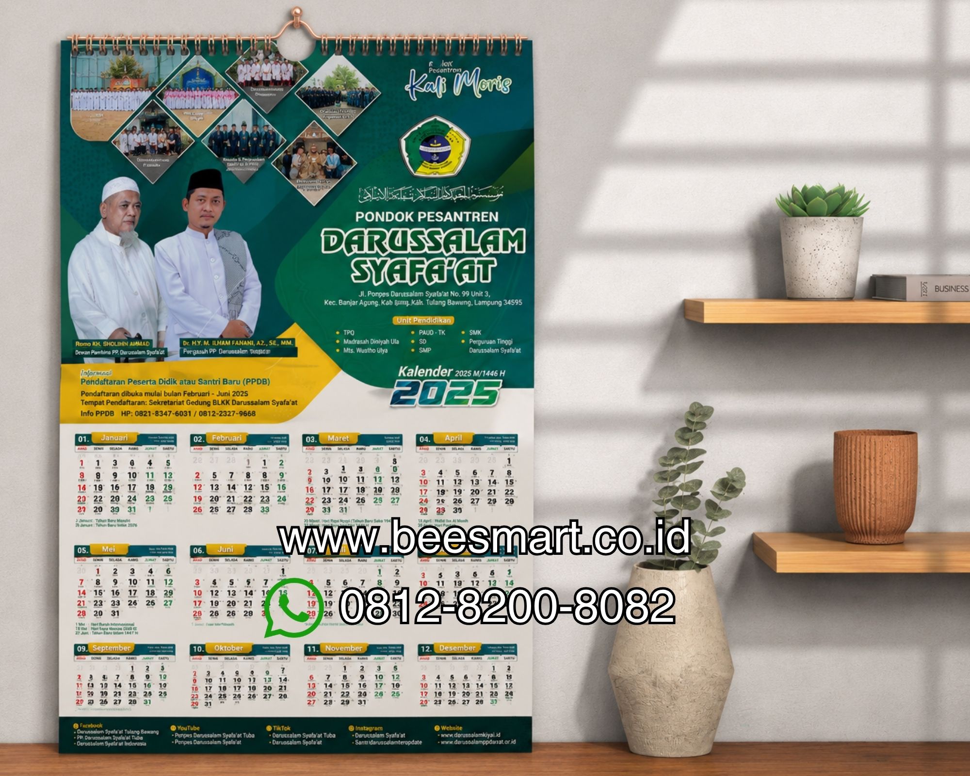 Cetak Kalender Dinding dan Kalender Meja Surabaya 2027 – 2028
