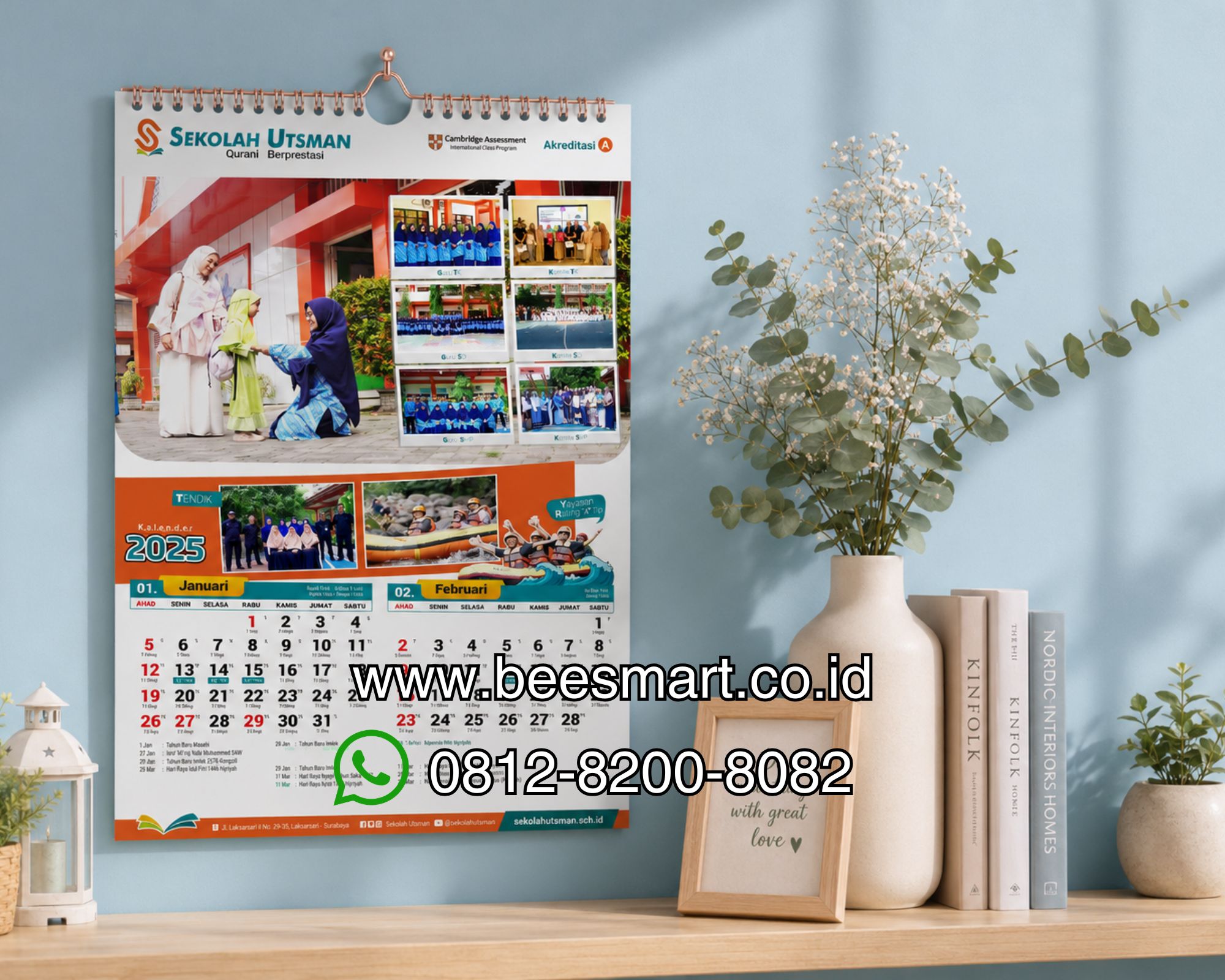 Cetak Kalender Dinding 2027 Berkualitas & Cepat di Surabaya