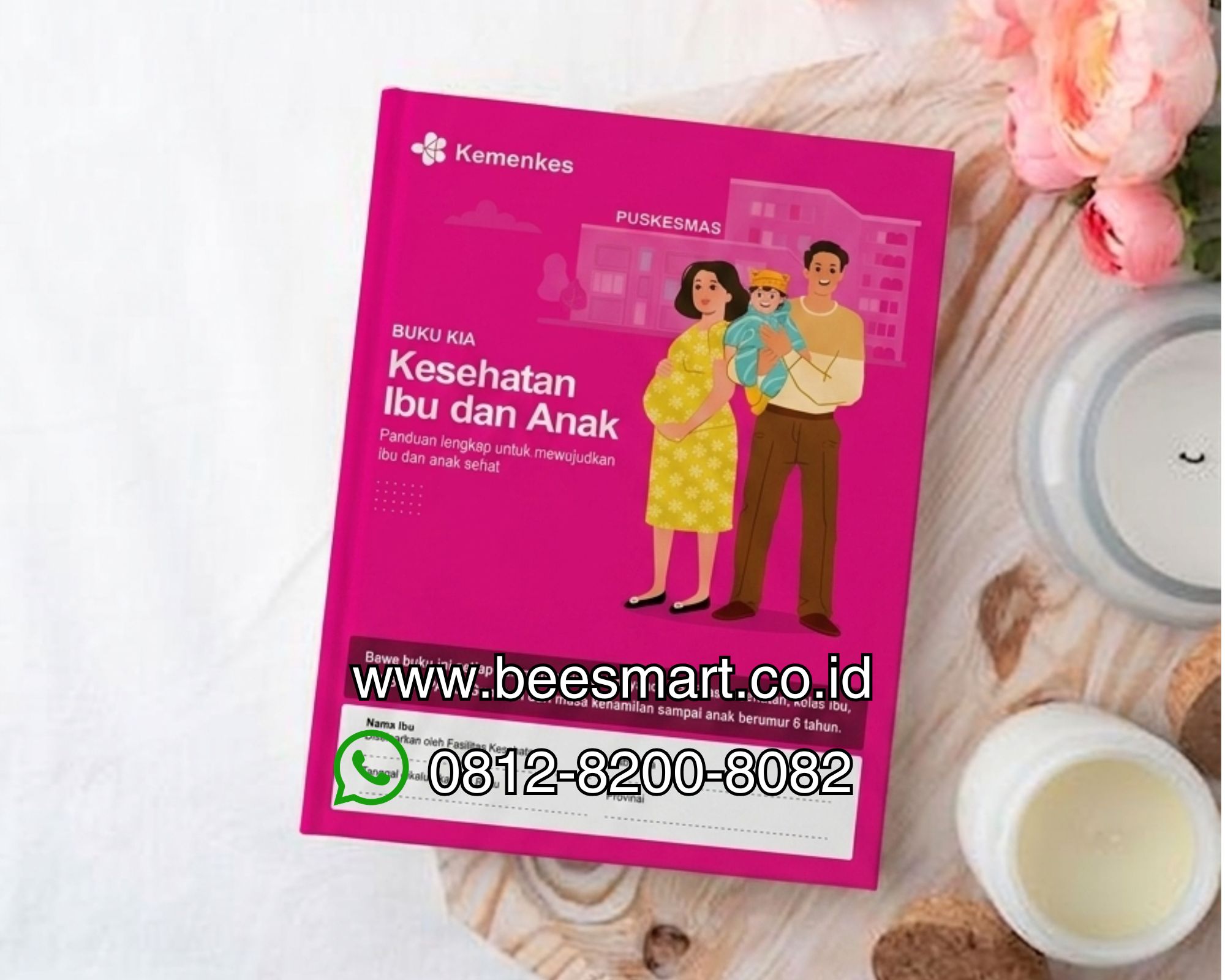 Buku KIA 2025 TERBARU | Panduan Kesehatan Ibu dan Anak | Buku Pink Kehamilan