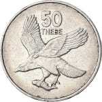 50 thebe new 1998 botswana