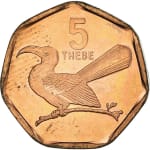 5 thebe good 1998 botswana
