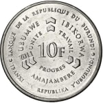 10 francs new 2011 dos burundi