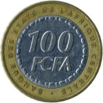 100 francs used 2006 central africa