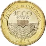 1000 pesos new 2012 colombia